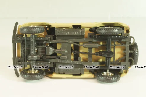 Уаз-469 А34, бежевый, 1991г., черный салон, Тантал/Радон 1:43
