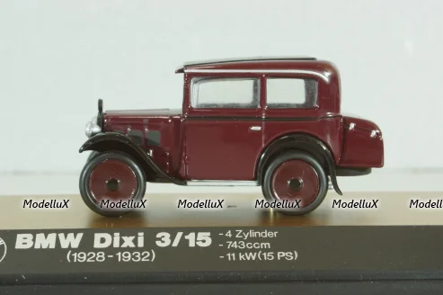 BMW Dixi 3/15 1928, dark red, 02151, Schuco 1:43