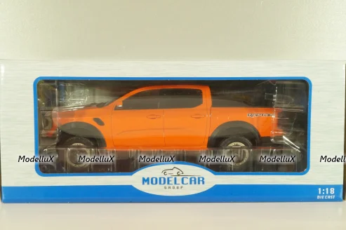 Ford Ranger Raptor 2022, pikup, orange, MCG18456, MCG 1:18