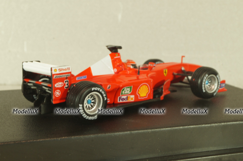 Ferrari F1-2000 with figuren Michael Schumacher, 2000, Formula 1, 26748, Hot Wheels 1:43