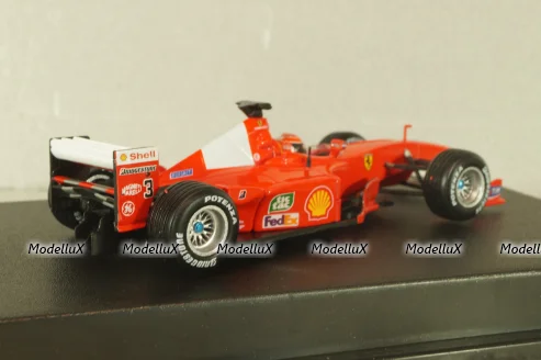 Ferrari F1-2000 with figuren Michael Schumacher, 2000, Formula 1, 26748, Hot Wheels 1:43