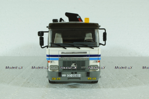 Pegaso 1434 Truck Pianale 4-assi with cran GRU 1985 Altaya 1:43 Уценка !