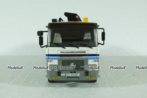 Pegaso 1434 Truck Pianale 4-assi with cran GRU 1985 Altaya 1:43 Уценка !