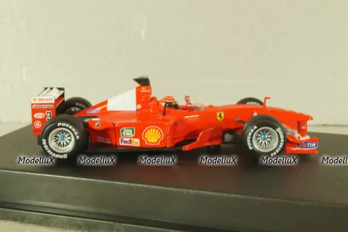 Ferrari F1-2000 with figuren Michael Schumacher, 2000, Formula 1, 26748, Hot Wheels 1:43