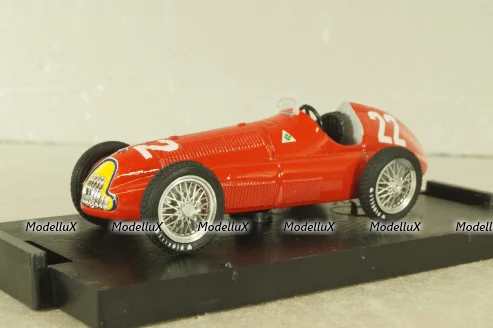 Alfa Romeo 159  #22 Spain G.P 1951, Juan Manuel Fangio, Formula 1, red,  S021, Brumm 1:43