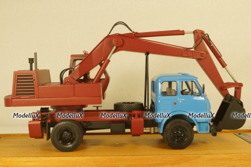Маз-500А Экскаватор "Красный экскаватор" г.Киев 1977г., TruckTyr 1:43