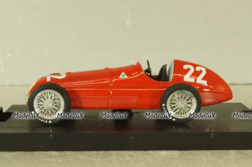 Alfa Romeo 159  #22 Spain G.P 1951, Juan Manuel Fangio, Formula 1, red,  S021, Brumm 1:43