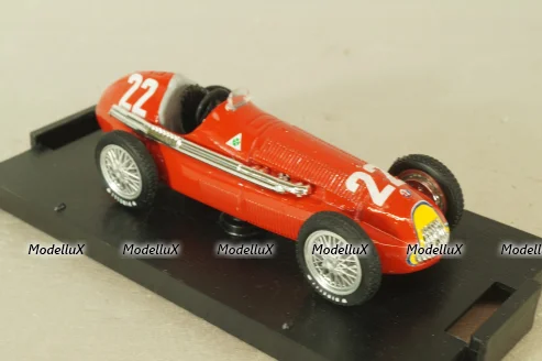 Alfa Romeo 159  #22 Spain G.P 1951, Juan Manuel Fangio, Formula 1, red,  S021, Brumm 1:43