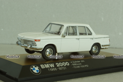 BMW 2000 1966, white, 02163, Schuco 1:43 Уценка!