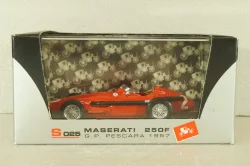 Maserati 250F HP 270 #2 G.P. Pescara 1957, Juan Manuel Fangio, Formula 1, red,  S025, Brumm 1:43