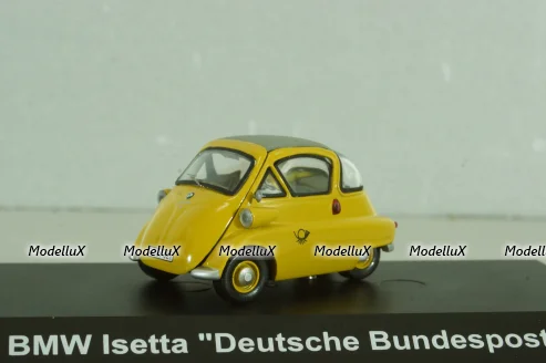 BMW Isetta 250 Deutsche Post 1955, yellow, 006726, Schuco 1:43