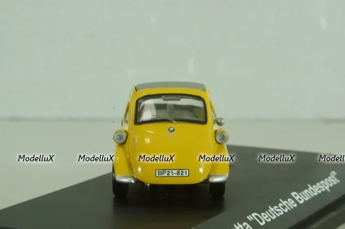 BMW Isetta 250 Deutsche Post 1955, yellow, 006726, Schuco 1:43