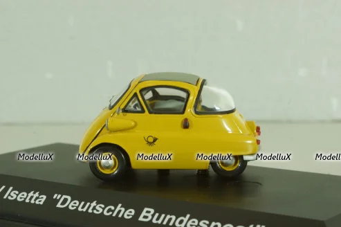 BMW Isetta 250 Deutsche Post 1955, yellow, 006726, Schuco 1:43