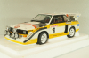 Audi Quattro S1 # 6 Rally Monte Carlo 1986, Mikkola/Hertz, 88602, Autoart 1:18