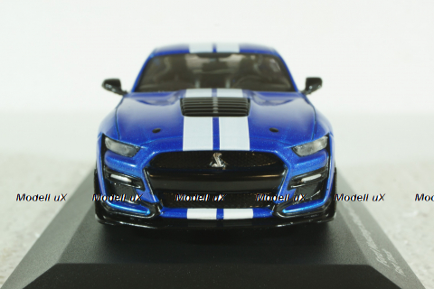 Ford Mustang GT500 Coupe 2020 blue, 4311501, Solido 1:43 Уценка!