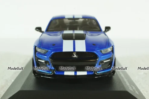 Ford Mustang GT500 Coupe 2020 blue, 4311501, Solido 1:43
