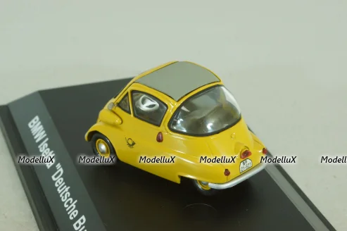 BMW Isetta 250 Deutsche Post 1955, yellow, 006726, Schuco 1:43