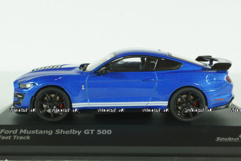 Ford Mustang GT500 Coupe 2020 blue, 4311501, Solido 1:43 Уценка!