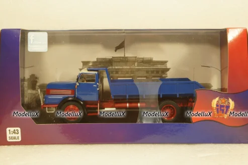 IFA H6 Kipper, dump truck 1957, blue, IST302T, IST 1:43
