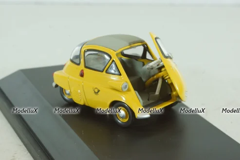 BMW Isetta 250 Deutsche Post 1955, yellow, 006726, Schuco 1:43
