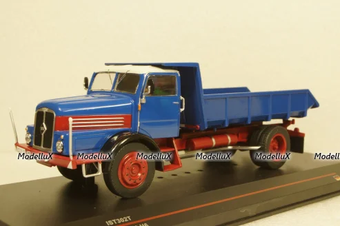 IFA H6 Kipper, dump truck 1957, blue, IST302T, IST 1:43