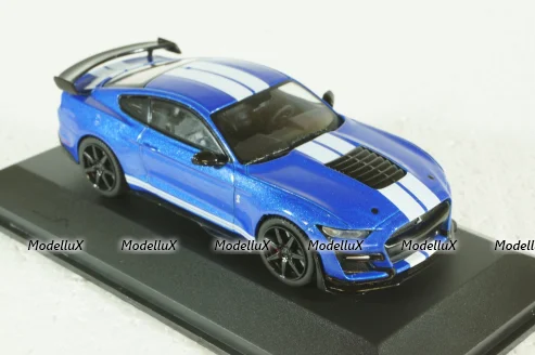 Ford Mustang GT500 Coupe 2020 blue, 4311501, Solido 1:43