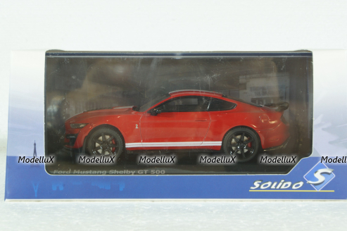 Ford Mustang GT500 Coupe 2020 red, 4311502, Solido 1:43