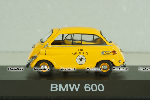 BMW 600 ADAC 1957, yellow, 02344, Schuco 1:43