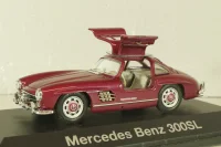 Mercedes-Benz 300 SL "Gullwing" (W198) 1955, dark red, 077681, Schuco 1:43