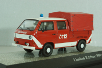 Volkswagen T3a Doka (typ 247) double cabine 1979, Feuerwehr, Premium Classixxs 1:43