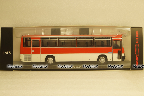 Икарус-256.54 красно-белый, DEMPRICE 1:43