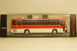 Икарус-256.54 красно-белый, DEMPRICE 1:43