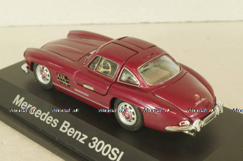 Mercedes-Benz 300 SL "Gullwing" (W198) 1955, dark red, 077681, Schuco 1:43