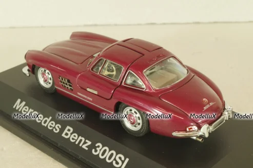 Mercedes-Benz 300 SL "Gullwing" (W198) 1955, dark red, 077681, Schuco 1:43