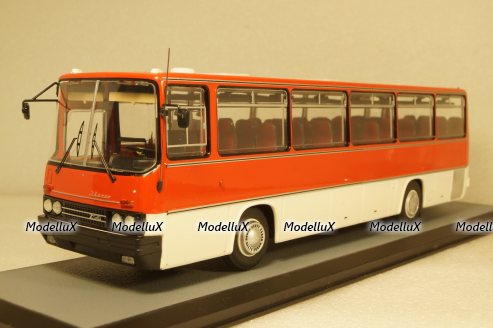 Икарус-256.54 красно-белый, DEMPRICE 1:43
