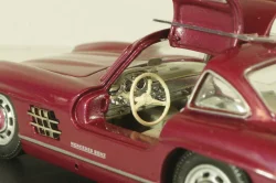 Mercedes-Benz 300 SL "Gullwing" (W198) 1955, dark red, 077681, Schuco 1:43