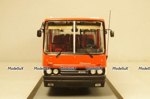 Икарус-256.54 красно-белый, DEMPRICE 1:43