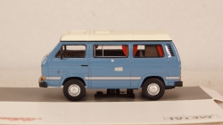 Volkswagen T3a Camper blue, 20220, Schuco 1:64