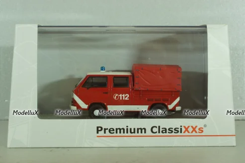 Volkswagen T3a Doka (typ 247) double cabine 1979, Feuerwehr, Premium Classixxs 1:43