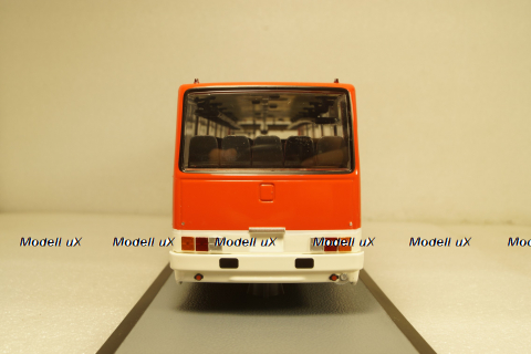 Икарус-256.54 красно-белый, DEMPRICE 1:43