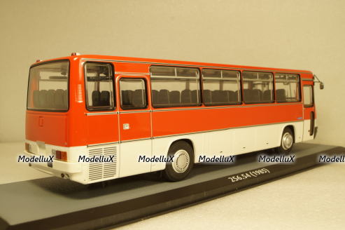 Икарус-256.54 красно-белый, DEMPRICE 1:43