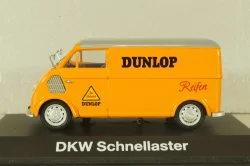 DKW Schnellaster Typ 30 van "Dunlop" 1954, orange, 02394, Schuco 1:43