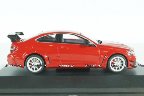 Mercedes C-Class C63 6.3 V8 AMG Black Series 2012, red, 4311602, Solido 1:43