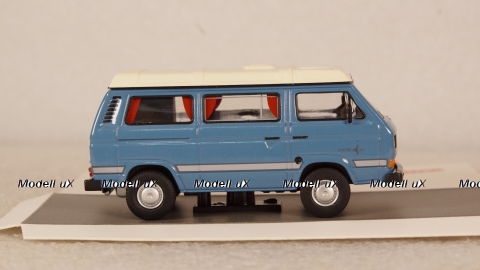 Volkswagen T3a Camper blue, 20220, Schuco 1:64