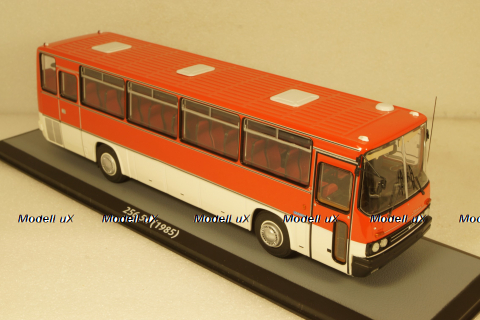 Икарус-256.54 красно-белый, DEMPRICE 1:43