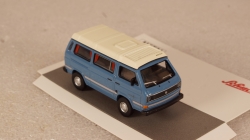 Volkswagen T3a Camper blue, 20220, Schuco 1:64