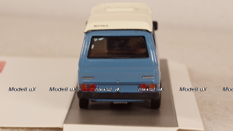 Volkswagen T3a Camper blue, 20220, Schuco 1:64