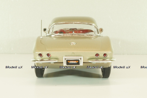 Chevrolet Corvette (С1) 1961, silver grey, AMM1151, AutoWorld 1:18  