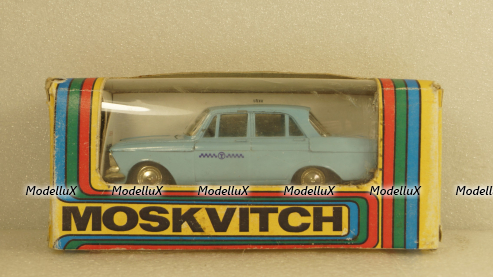 Москвич-408 Такси голубой, Тантал/Радон 1:43