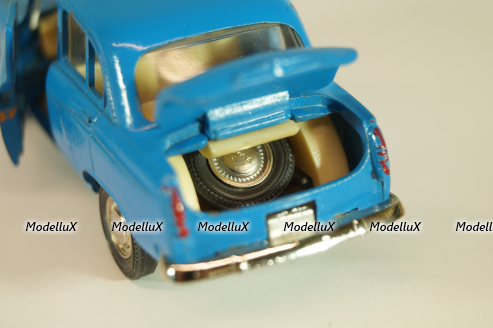 Москвич-403 А7, синий, Тантал/Радон 1:43